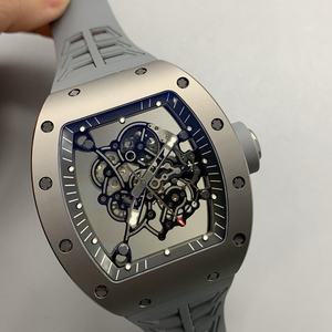 Top-tier 055 gray titanium ceramic case hollow dial no <b>scale</b> integrated movement men's business <b>mechanical</b> watch - Product Image 2