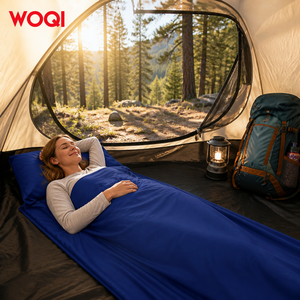 Doublure <span class=keywords><strong>de</strong></span> <span class=keywords><strong>sac</strong></span> <span class=keywords><strong>de</strong></span> couchage WOQI pour le froid, pour le camping en plein air, ultralégère, enveloppante, respirante, vente en gros - Product Image 6