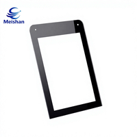 Verre LCD Meishan, lentille en verre trempé pour écran, verre pour appareil photo à haute transmission, verre traité AR, traitement sérigraphié