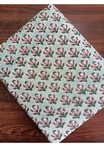 Tissu en coton 100 % biologique imprimé à la main à Jaipur (Inde), technique de tissage peigné, pour vêtements, sacs et confection de robes, vente en gros - Product Image 2