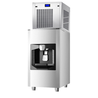 Machine à glaçons automatique commerciale avec bac de stockage intégré, utilisation au bureau, à l'hôtel, distributeur de glaçons