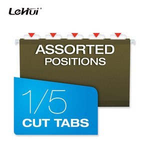 Livolo — <span class=keywords><strong>dossier</strong></span> de suspension en papier, lettres/légal/FC 3 à 1/2 pouces, extension, vert foncé, 11Pt, blanc/Kraft - Product Image 4