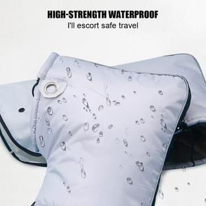 Guanti Invernali da Moto e Bici RTS Antivento e <span class=keywords><strong>Antipioggia</strong></span> con Ampia Copertura Paramani per Manubrio Protezione Calda - Product Image 5