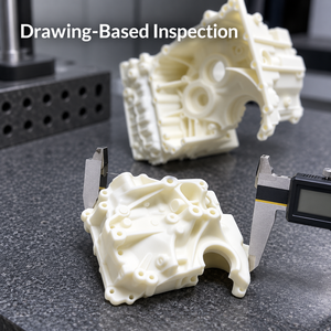 Composants structurels industriels complexes imprimés en 3D, boîtiers en résine blanche, nylon, ABS, plastique technique, fabrication sur mesure de précision - Product Image 4