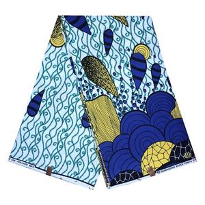 迪拜服装热卖蜡印真丝蜡染面料批发 - Product Image 6