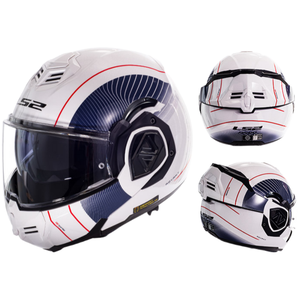 Casco Modulare Apribile Integrale da <span class=keywords><strong>Moto</strong></span> LS2 con Doppia Visiera e Lente Integrata ECE Capacete Casque Casco <span class=keywords><strong>Moto</strong></span> - Product Image 3
