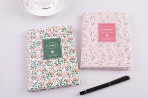 Produttore all'ingrosso creativo retrò cancelleria carino piccolo fresco di carta floreale A5 Notebook per tenere conto - Product Image 4