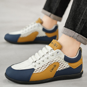 Nouvelles baskets décontractées pour hommes en maille respirante, style printemps 2026, version coréenne, chaussures tendance pour jeunes hommes - Product Image 1