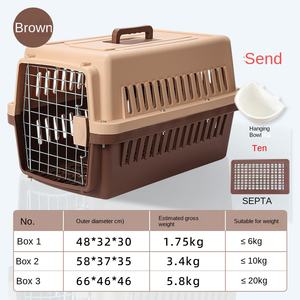<span class=keywords><strong>Cage</strong></span> de voiture portable Summer Pet Air Box S pour petits, moyens et grands chiens <span class=keywords><strong>Cage</strong></span> interactive en plastique de bambou pour public cible Chien - Product Image 2