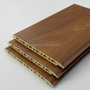 Phật sơn nhà máy trong nhà tre sợi gỗ Tấm trần trang trí nội thất PVC trần <span class=keywords><strong>Panel</strong></span> Board cho tường - Product Image 2