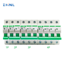 Disyuntores en miniatura Mcb serie 4.5KA de tipo doméstico OEM ODM con 2P Ac 32A 63A 230/400V