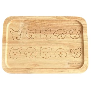 Bandeja de madera Yuanjin, diseño de dibujos animados con estampado de animales, rectangular, para mesa de comedor, bandejas decorativas de estilo moderno - Product Image 5