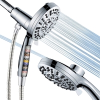 Douche murale personnalisée OEM/ODM à 10 modes, anti-colmatage, avec filtre magnétique haute pression et auto-nettoyant, double ensemble de douche