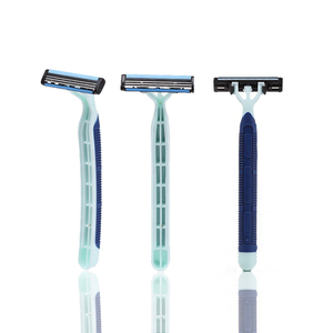 Maquinillas de Afeitar Desechables de Triple Hoja de Acero Inoxidable con Mango de Goma, Marca SOLINSHAVE <span class=keywords><strong>para</strong></span> Hombre, Empaque en Bolsa o Blister - Product Image 6