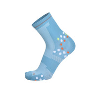 Chaussettes de compression personnalisées, bas de compression en nylon et élasthanne, chaussettes mi-mollet avec points 3D, coussinets antidérapants, logo OEM, haute qualité, unisexe