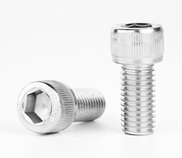Vis à tête hexagonale ovale métrique en acier inoxydable noir, rotation inversée à gauche, pour M3 M4 M5 M6 M10 M12 M16