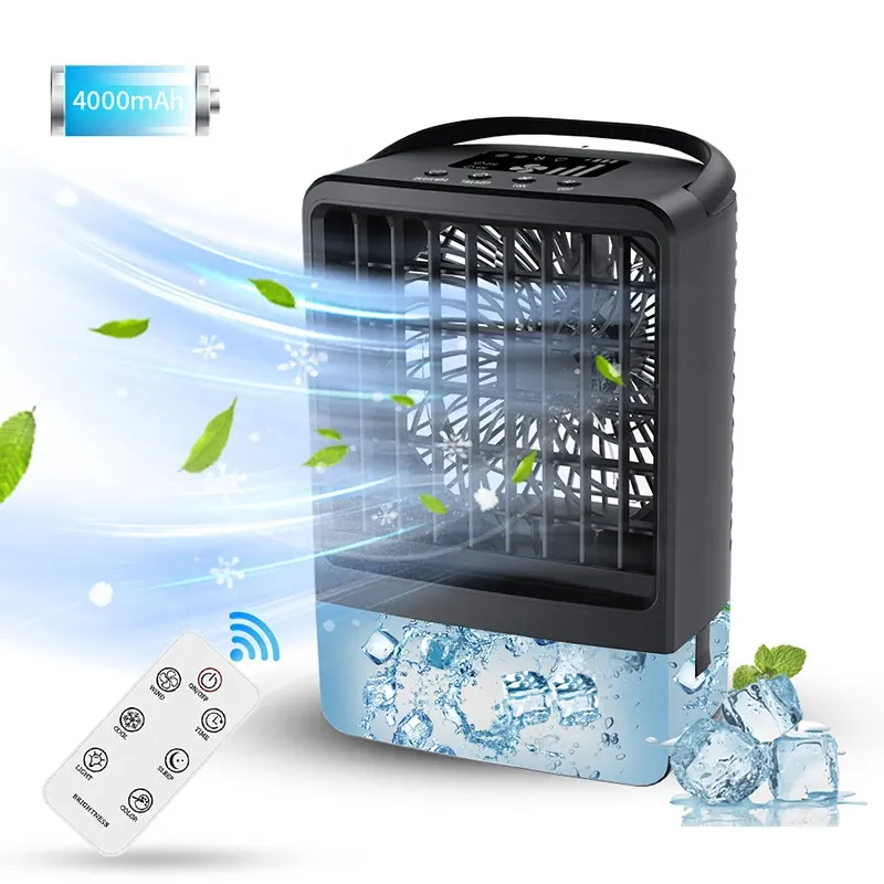 JMK — ventilateur modèle intelligent 500ML, refroidisseur d'air à eau et glace, 4000mAh, USB, pour maison et bureau