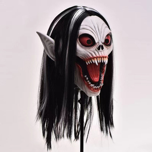 Maschera da vampiro per adulti di Halloween maschera da gioco di ruolo maschera da gioco di ruolo per festa in Costume da vampiro Horror maschera di Halloween - Product Image 2