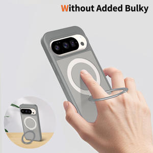 Funda Metálica para Teléfono con Soporte, Cubierta Magnética Giratoria 360° Compatible con <span class=keywords><strong>Pixel</strong></span> 10 9 8 <span class=keywords><strong>7</strong></span> <span class=keywords><strong>Pro</strong></span> XL Fold - Product Image 6