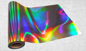 Hologramm Metallic-Folie Hochwertige Transferfolie für T-Shirts zum Aufbügeln mit Thermopresse Schneideplotter Großhandel Extreme Qualität - Product Image 2
