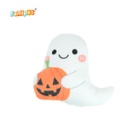 Jouet en peluche pour chien Famipet, nouveau design fantôme sur le thème d'Halloween, doux, à effet froissé, couineur, pour chiot, vente en gros personnalisée du fabricant