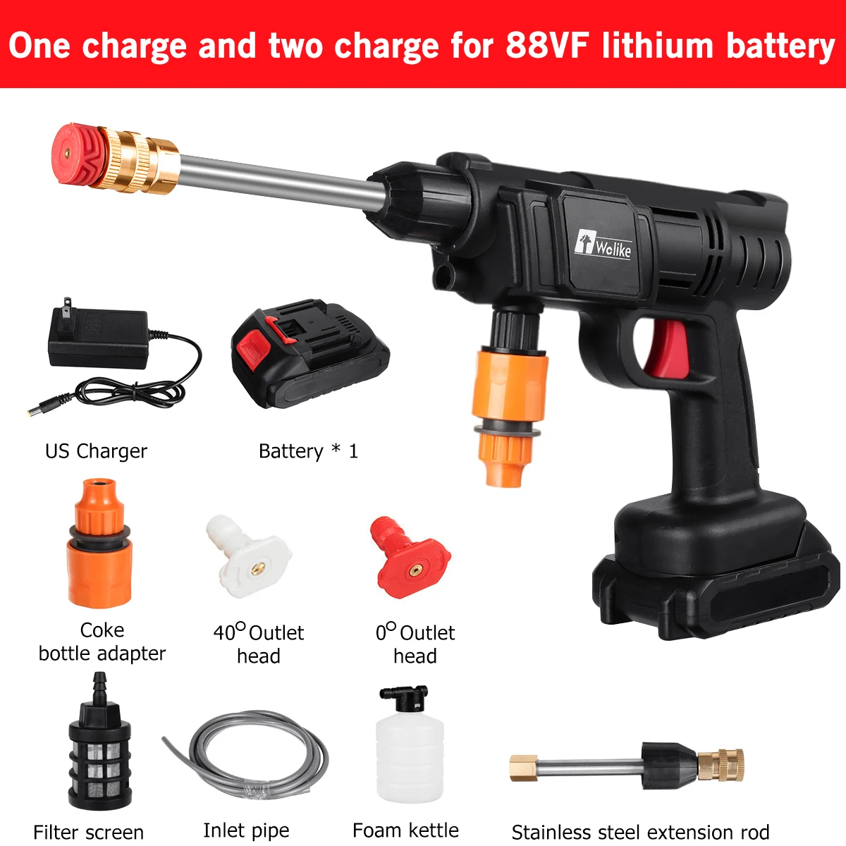 1 batterie prise américaine