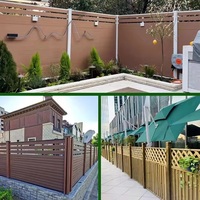 Cour en plastique mur jardin balcon cloison clôture Villa Hall Design moderne écologique vente en gros
