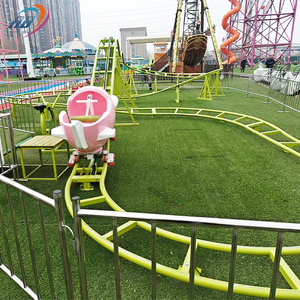 Kinder-Tret-Achterbahn Freizeitpark-Fahrgeschäfte Ausrüstung <span class=keywords><strong>Mini</strong></span>-Shuttle-Achterbahn zum Verkauf - Product Image 2