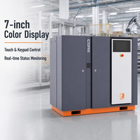 Compresseur d'air rotatif à vis haute efficacité 37 kW refroidi par air avec sécheur d'air pour machine de découpe laser