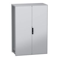 NSYSFN1812602D Armoire sur pied à 2 portes, acier galvanisé, IP55, gris, 1200 mm x 600 mm 1800 mm, série PanelSeT SFN
