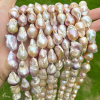 Perles d'eau douce baroques naturelles en forme de goutte, irrégulières, à fort lustre, pour la création de colliers, bracelets et bijoux uniques