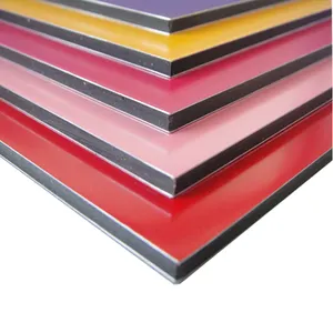 3Mm 4Mm Alucobond Acp Aluminium Composiet Acm Wandpanelen Plaat Metallic Matte Gevel Bekleding Prijs