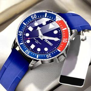 Montre pour homme BEN NEVIS Quartz Fashion Luxury avec boîtier rotatif, aiguilles lumineuses, affichage de <span class=keywords><strong>la</strong></span> date, bracelet en silicone, étanche - Product Image 3