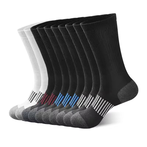 Wholesale Running <b>Compression</b> <b>Socks</b> for <b>Men</b> Athletic Crew Cushion Arch Support <b>Socks</b> for Hiking Cycling High Quality - Product Image 3