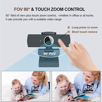 Caméra Web USB 4K avec mise au point automatique et microphone à réduction de bruit pour la vidéoconférence et le streaming