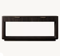 Console de bureau moderne en bois massif RH OEM CIRO avec tiroirs, fabriquée à la main, pour entrée, salon, villa, hôtel