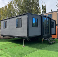 Conteneur Extensible de Haute Qualité 20/30/40 pieds – Maison Mobile Préfabriquée, Appartement Modulaire, Atelier ou Hôtel à Châssis Acier