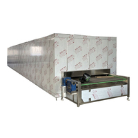 Fruit- en groente-voorverkoeler voor commerciële opslag van verse producten, hoge efficiëntie koeling, roestvrij staal SUS304, PLC-besturing