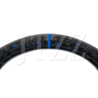 2009-2013 pour BMW E90 E91 E92 E93 M3 LED Affichage Sports Personnalisation Alcantara Forgé Fibre De Carbone Volant De Voiture Intérieur