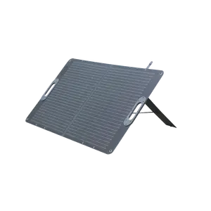태양 전지 패널 따옴표 100w 200w 휴대용 접이식 태양 전지 패널 야외 태양 광 발전 은행 역에 대한 유연한 공급