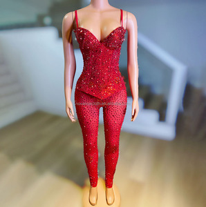 Buy Fashion Nova Jumpsuits Custom Print & Rhinestones | Alibaba.com