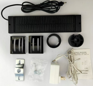 Stores motorisés à courant continu Brill BR35DEL au design moderne, avec batterie rechargeable, moteur tubulaire <span class=keywords><strong>solaire</strong></span>, volets roulants automatiques - Product Image 3