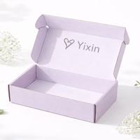 Boîte d'emballage personnalisée pour cadeaux et artisanat avec revêtement UV, laminage mat, matériaux recyclés 4C, carrée, en carton kraft brun ondulé