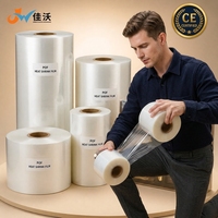 Film rétractable en polyoléfine POF durable à prix d'usine, ultra-transparent, anti-rayures, échantillon gratuit pour l'emballage de souvenirs