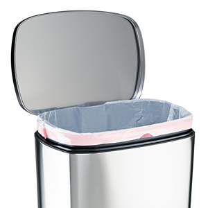 ถุงขยะทำจาก HDPE แบบหูรูดพร้อมที่จับกันความร้อน13แกลลอนพลาสติกกันความชื้นสำหรับใช้ในบ้านสำนักงานห้องครัว - Product Image 4