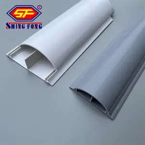 Underground PVC Floor Cable Duct 100x30 70x20 Compartment PVC Floor Cable Trunking
