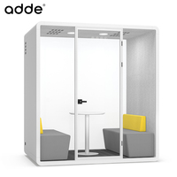 Cabines de réunion insonorisées modulaires pour bureaux, cabines acoustiques anti-bruit