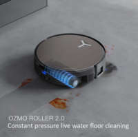 Ecovacs X11 Pro OMNI Robot Vacuum Auto-Recharge All-In-One Tipis, Pencuci Lantai, Penyedot Debu, Pel, untuk Hotel dan Rumah Tangga
