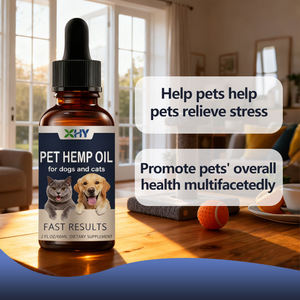 OEM/ODM 100% Hanföl-Extrakt Flüssige Tropfen für Hunde und Katzen Organische Tropfen Hanföl für Haustiere - Product Image 5