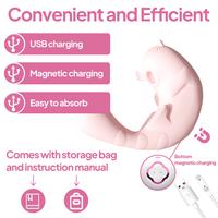 Maßgeschneiderte Verpackung PurrJoy Pink 9 Vibrationsmodi Leistungsstarker Saugstimulator Klitoris-Stimulator Weiblicher Masturbationsvibrator